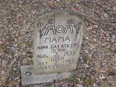 Anna Gay Hager Atkins 1933 1990 Mémorial Find a Grave