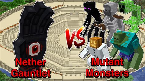 Minecraft Mobs Battle Nether Gauntlet Bosses Of Mass Destruction Vs