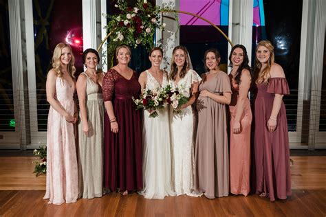 18 Unique Mismatched Bridesmaid Dresses And Suit Combinations • Offbeat