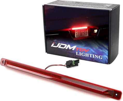 Ijdmtoy Red Lens Smd Full Led Rear Tailgate Id Lightbar Compatible