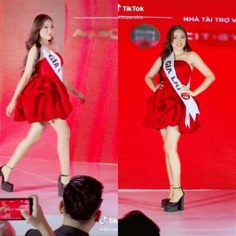 Hot girl trứng rán Trần Thanh Tâm cứ lên sân khấu là vồ ếch dúi dụi sao