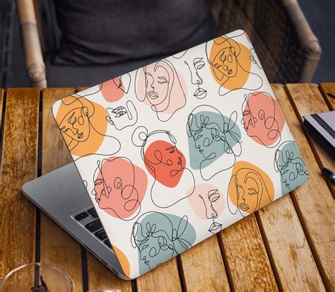 Abstract Pattern Laptop Skin Sticker Top Macbook Pro 13 Skin Etsy