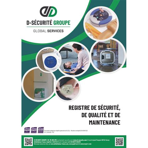 Registre De S Curit De Qualit Et De Maintenance D Fibrillateur France