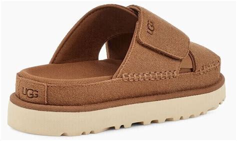 Ugg Goldenstar Cross Slide Chestnut Ab August