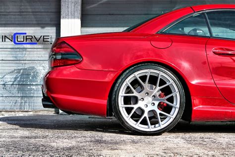 Mercedes Benz R230 SL500 On Incurve Wheels IC M7 BENZTUNING