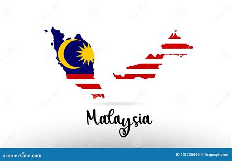 Malaysia Country Silhouette Cartoon Vector 198214761