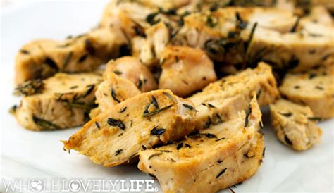 Rosemary Thyme Chicken - Whole Lovely Life