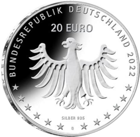 Deutschland 20 Euro Münze 2022 Annette von Droste Hülshoff