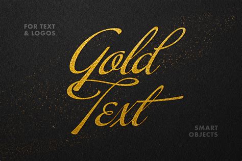 Golden Flare Text & Logo Effect | Layer Styles ~ Creative Market