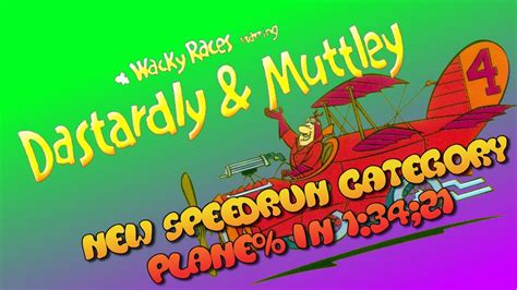 Wacky Races Starring Dick Dastardly Muttley Ps Plane In