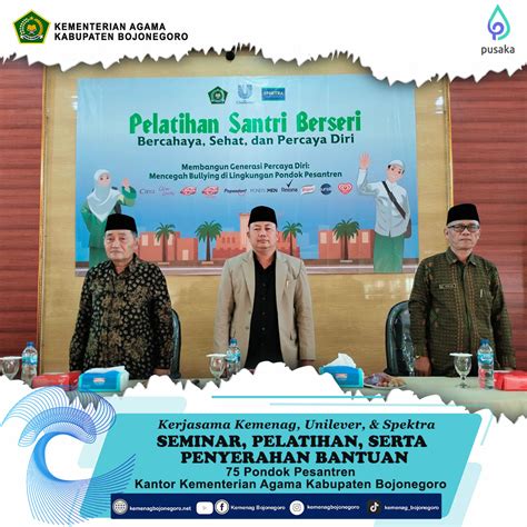 Bersama Unilever Dan Spektra Kankemenag Adakan Pelatihan Pesantren