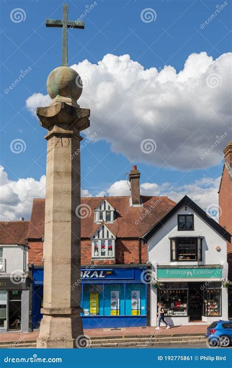 View Of The War Memorial In East Grinstead On August 3 2020 Three