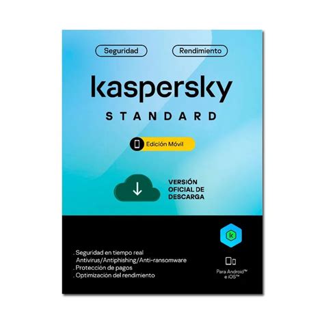 Kaspersky Standard 1 Dispositivo 1 Año Base Compucentro