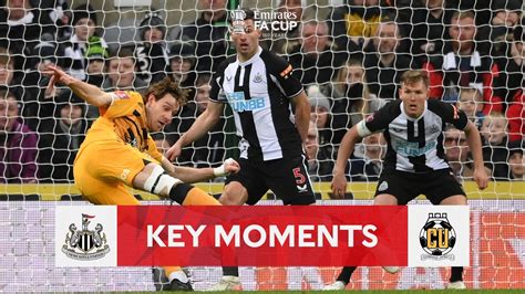 Newcastle United V Cambridge United Key Moments Third Round Emirates Fa Cup 2021 22 Youtube