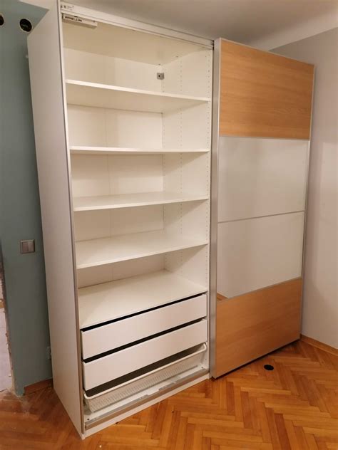 Szafa Ikea Pax X X Drzwi Przesuwne Szafy Po X X Hcm