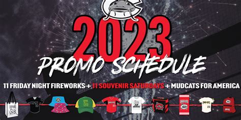 Mudcats Announce 2023 Promo Schedule | MiLB.com