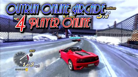 Outrun Online Arcade 4 Player Online Route D V2 YouTube