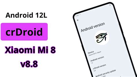 CrDroid V8 8 Android 12L For Xiaomi Mi 8 Dipper YouTube