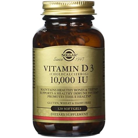 Solgar Vitamin D Cholecalciferol Iu Supplement Bone Teeth