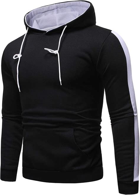 Herren Casual Hoodies Pullover Fleece Hoodie Langarm Sweatshirt für