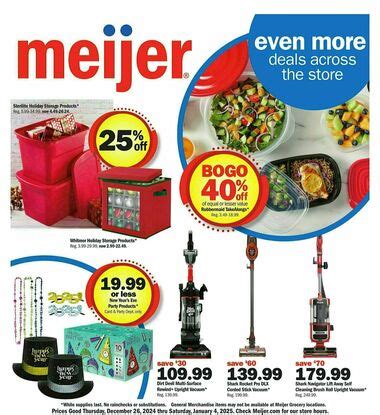 Meijer 56th Keystone Indianapolis IN Hours Weekly Ad