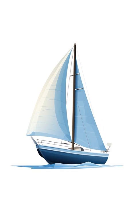 Sailboat Watercraft Vehicle Yacht Ai Free Photo Illustration Rawpixel