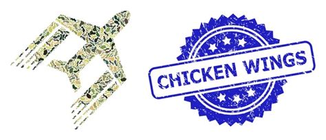 Hundred Chicken Wings Plane Royalty Free Images Stock Photos