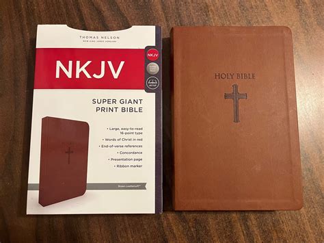 New King James Super Giant Print Bible - Bible Wisdom Hub