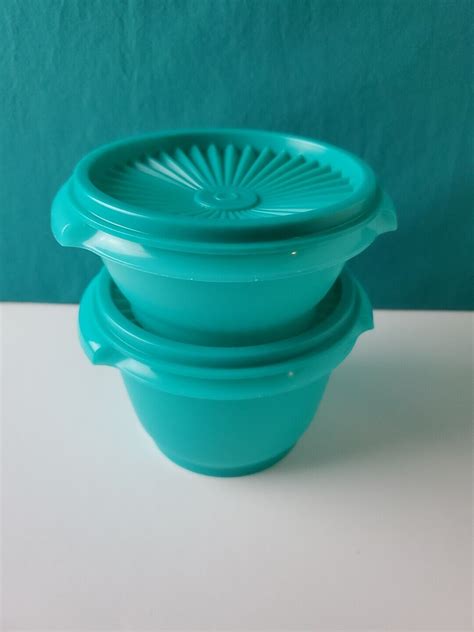 Tupperware Classic Servalier Bowls Set Teal Set Of New Oz Oz Ebay