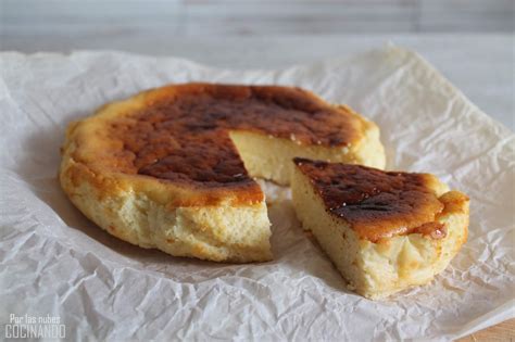 Por las nubes cocinando Tarta de Queso de La Viña