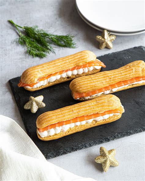 Éclairs au saumon fumé Marcel Baey