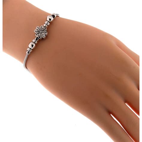 Bracelet Argent 925 Avec Breloques Ref 42869