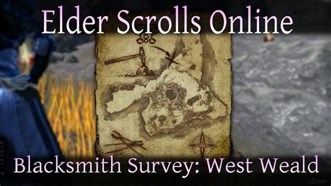 Blacksmith Survey West Weald Elder Scrolls Online Gold Road ESO