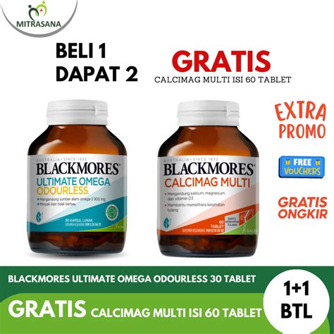 Jual Blackmores Ultimate Omega Odourless Kapsul Gratis Blackmores