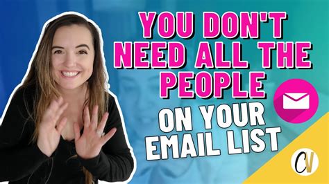 Getting The Right People On Your List And Celebrating The Unsubscribers