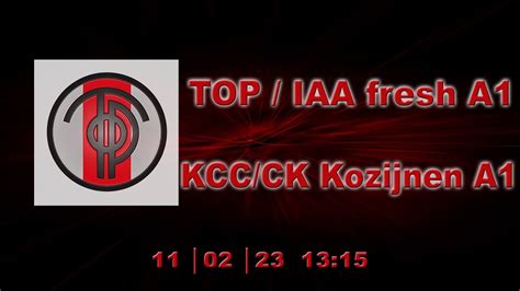 Top Iaa Fresh A Tegen Kcc Ck Kozijnen A Op Zaterdag Februari