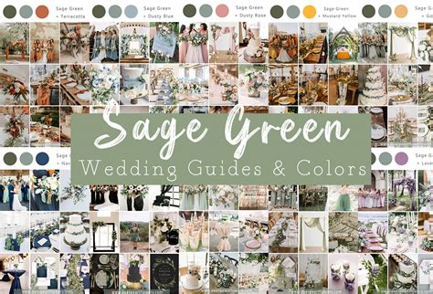 Top Sage Green Wedding Color Palette Decor Ideas