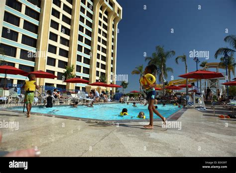 Swimming pool at Disneyland resort Stock Photo - Alamy