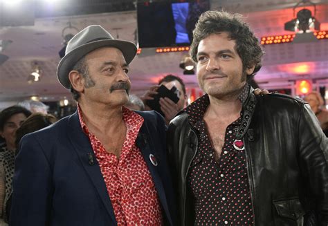 Photo Louis Chedid Et Son Fils Le Chanteur M Matthieu Chedid