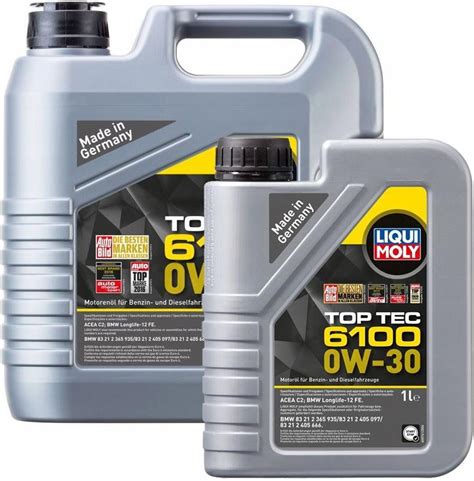 Olej Silnikowy Liqui Moly Olej Top Tec 6100 0W 30 5L Opinie I Ceny Na