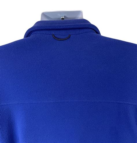 Ll Bean Men S Full Zip Fleece Jacket Xxl Blue Casual Warm Pockets Ebay