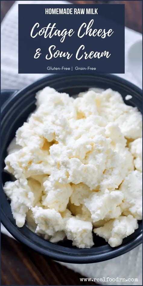 Homemade Raw Milk Cottage Cheese Sour Cream Artofit