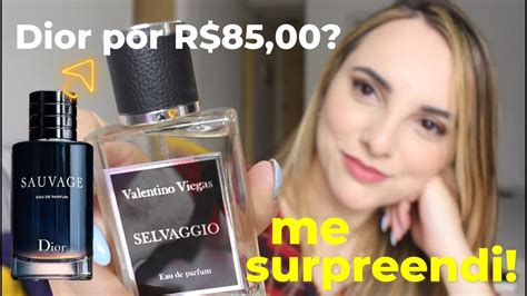 Contratipo Do Sauvage Dior Selvaggio Valentino Viegas Youtube