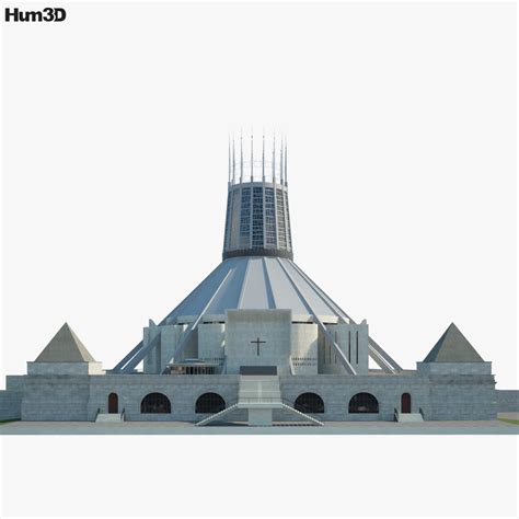 Cathédrale métropolitaine du Christ Roi de Liverpool Modèle 3D