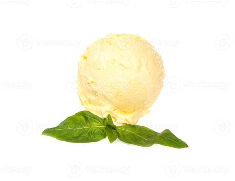 Scoop Of Lemon Ice Cream 10878592 Stock Photo At Vecteezy