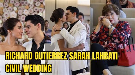 Sarah Lahbati Richard Gutierrez Emotional Civil Wedding March