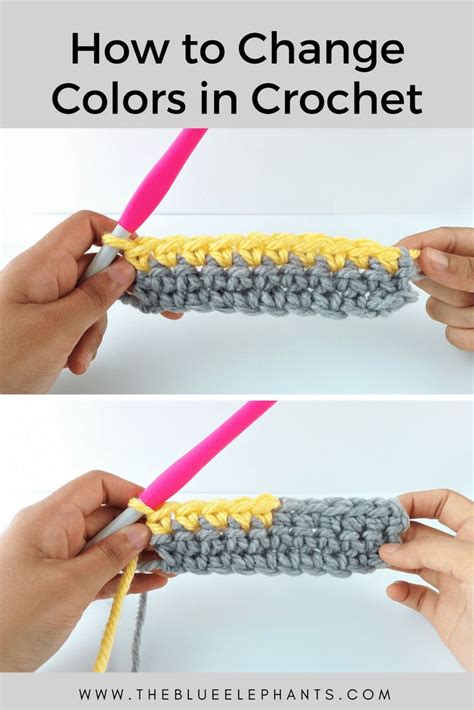 How To Change Yarn Colors In Crochet A Crochet Tutorial Change