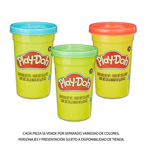 Masas Moldeables Hasbro Play Doh Mighty Varios Colores Pieza Walmart