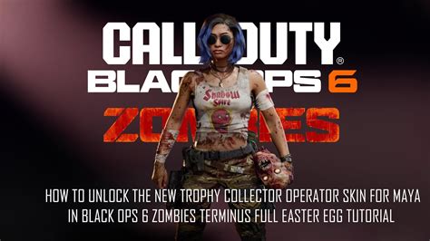 How To Get The Free Trophy Collector Operator Skin In B06 Zombies