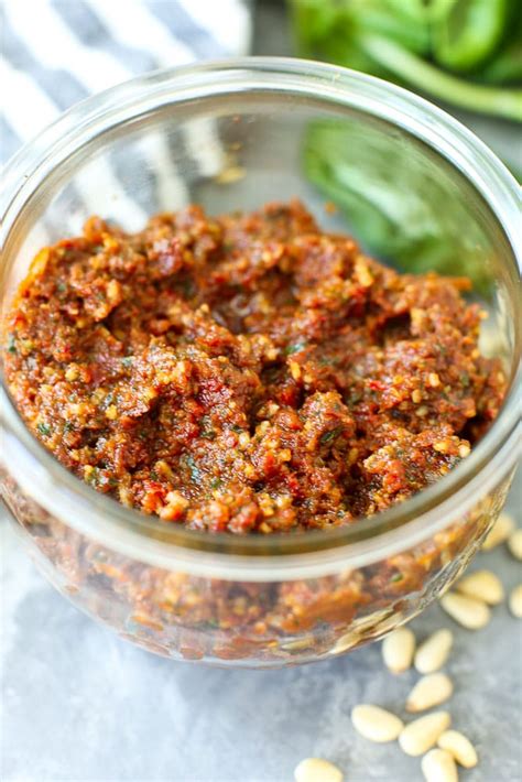 Sun Dried Tomato Pesto Recipe Happy Healthy Mama